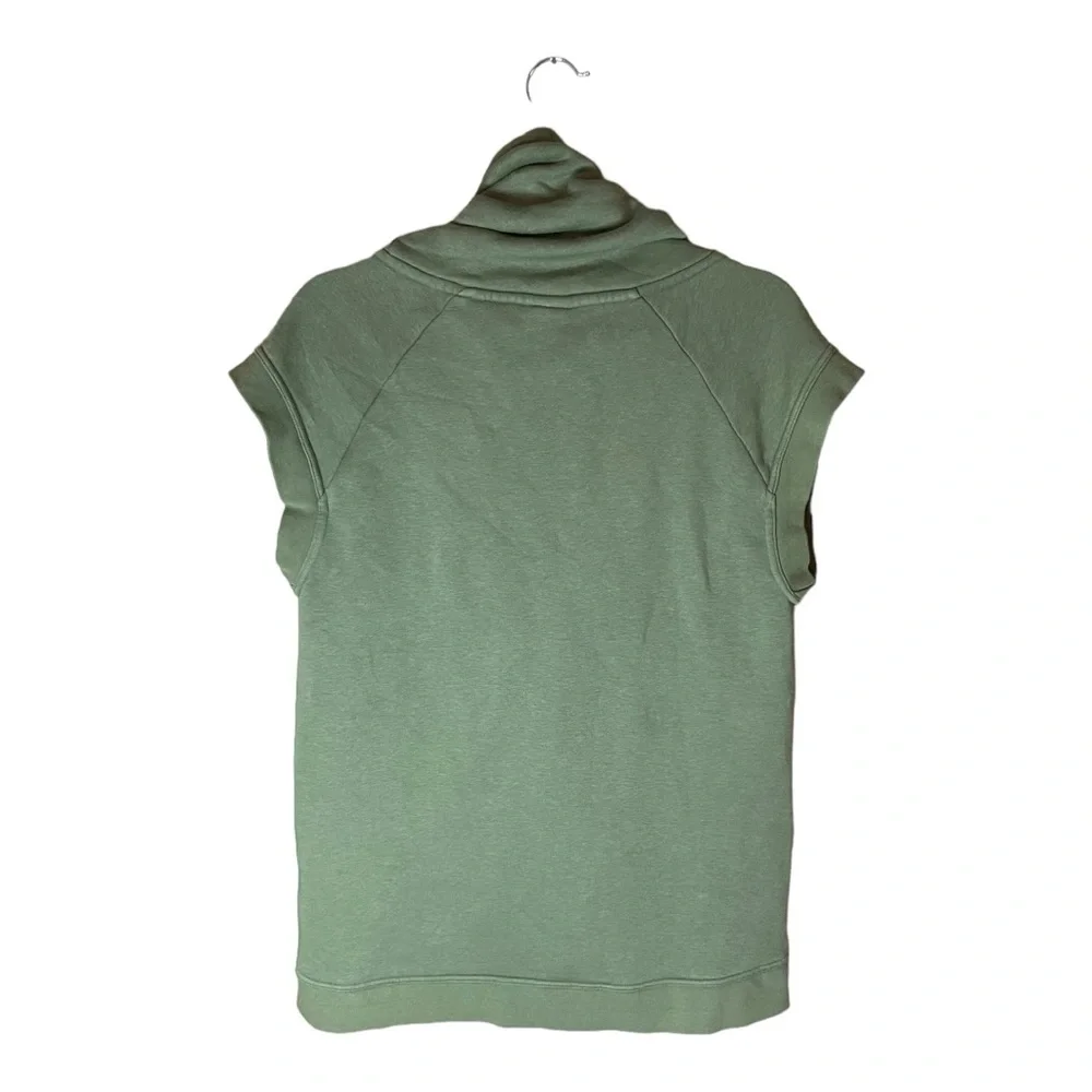 Nike Rally Sportswear Funnel Neck Sleeveless Sweatshirt Green‎ Pocket Size Small